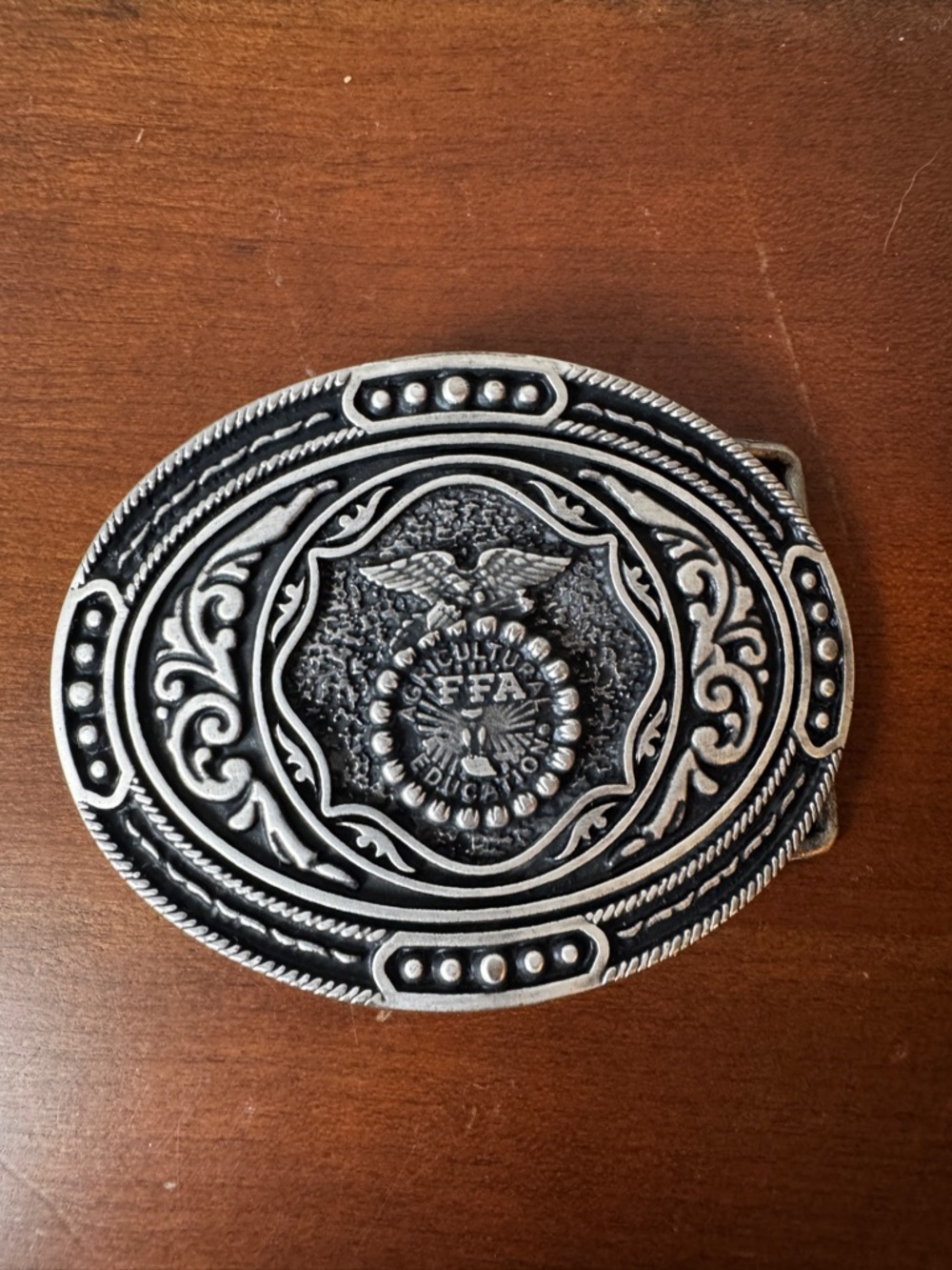 Montana Silversmiths Attitude Antiqued Classic FFA Belt Buckle